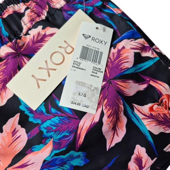 Roxy Tropical Print 3-piece Bikini - Picture 3 of 6